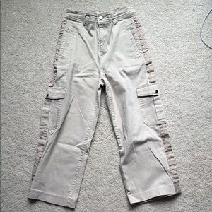 Neutral Beige Cargo Pants